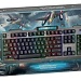 Клавиатура игровая Defender Assault GK-350L RU радужная металл