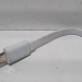 Кабель USB для зарядки microUSB устройств 30см белый