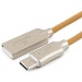 Кабель USB 2.0 Cablexpert CC-P-USBC02Gd-1.8M AM/Type-C серия Platinum длина 1.8м золотой