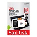Флеш карта microSD 128GB SanDisk microSDXC Class 10 Ultra Android (SD адаптер) 80MB/s - Tablet Packaging