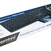 Комплект клавиатура мышь проводной Gembird KBS-9050, черн.,104кл, 3кн., каб.1.5м