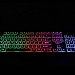 Клавиатура с подсветкой Gembird KB-250L USB черный 104 клавиши подсветка Rainbow шоколадный тип клавиш кабель 1.5м