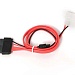 Кабель Combo Slim(mini) SATA Cablexpert CC-SATA-C2 molex+SATA/miniSATA 6pin+7pin