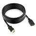 Удлинитель кабеля HDMI Cablexpert CC-HDMI4X-15 4.5м v2.0 19M/19F черный позол.разъемы экран