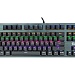 Клавиатура механическая Gembird KB-G540L USB черн переключатели Outemu Blue 87 клавиши подсветка Rainbow 9 режимов FN кабель тканевый 1.8м