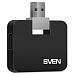 Концентратор USB SVEN HB-677 black (USB 2.0 4 порта без кабеля блистер)