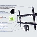 Кронштейн для LED/LCD телевизоров Kromax IDEAL-2 black до 55 кг