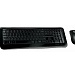 Комплект клавиатура мышь беспроводной Microsoft Wireless Desktop 850 черный USB