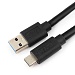 Кабель USB Cablexpert CCP-USB3-AMCM-6 USB3.0 AM/USB Type-C 1.8м черный