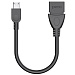 Кабель-адаптер PERO AD03 OTG Micro USB CABLE TO USB черный