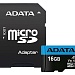 Флеш карта microSD 16GB A-DATA microSDHC Class 10 UHS-I A1 100/10 MB/s (SD адаптер)